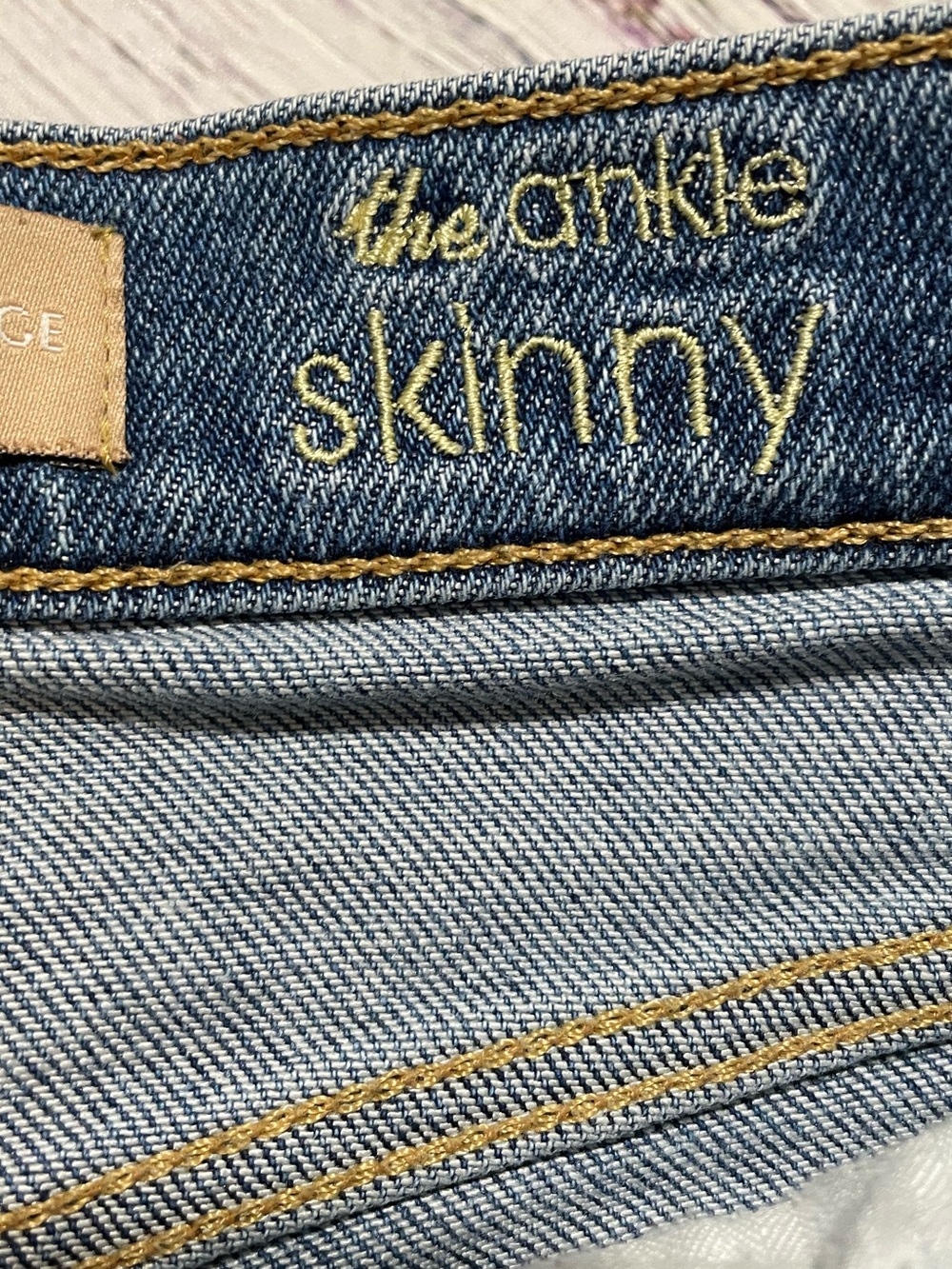 7 For All Mankind Luxe Vintage "The Ankle Skinny" Jeans. Size 27. - Picture 4 of 11